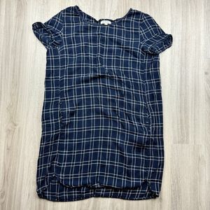 Max Studio Plaid Shirt Dress